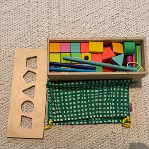 Lovevery Colorful Wooden Block Set for Kids